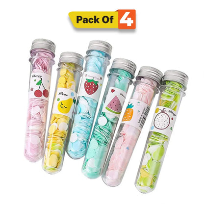 Travel accessories dissolvable paper Soap | Pack of 4 | 4 tubes in one pack