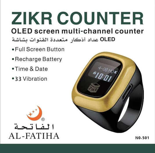 Smart Tasbih Zikr Ring, Muslim Islamic Prayer Smart Rings