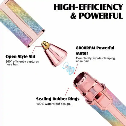 2 In 1 Rechargeable Flawless Eyebrow & Facial Hair Remover