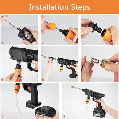 Rechargeable Lithium Battery Cordless High Pressure Car Cleaning Washer Single Battery