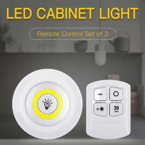 3 Pec Tap LED Light With Remote Control