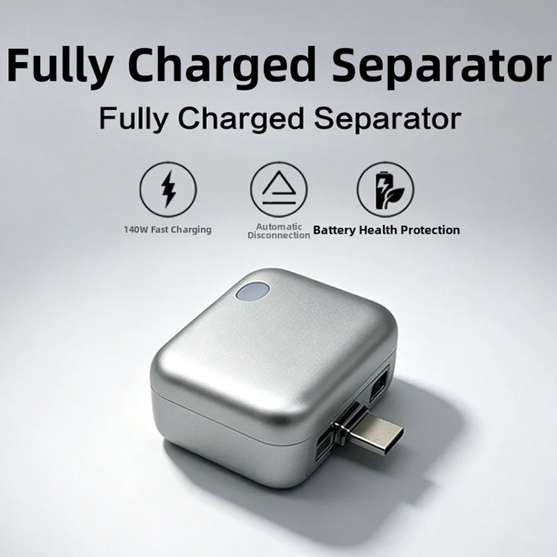 Type C PopGuard 140W Automatic Charging Disconnector by Skip the Noise – Silver