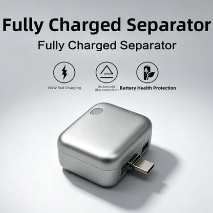 Type C PopGuard 140W Automatic Charging Disconnector by Skip the Noise – Silver