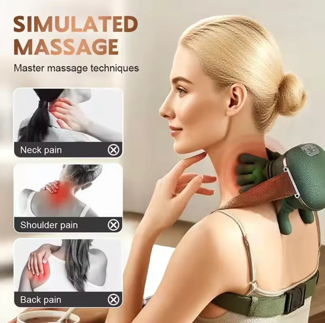 Electric Cervical Hand Finger Massager