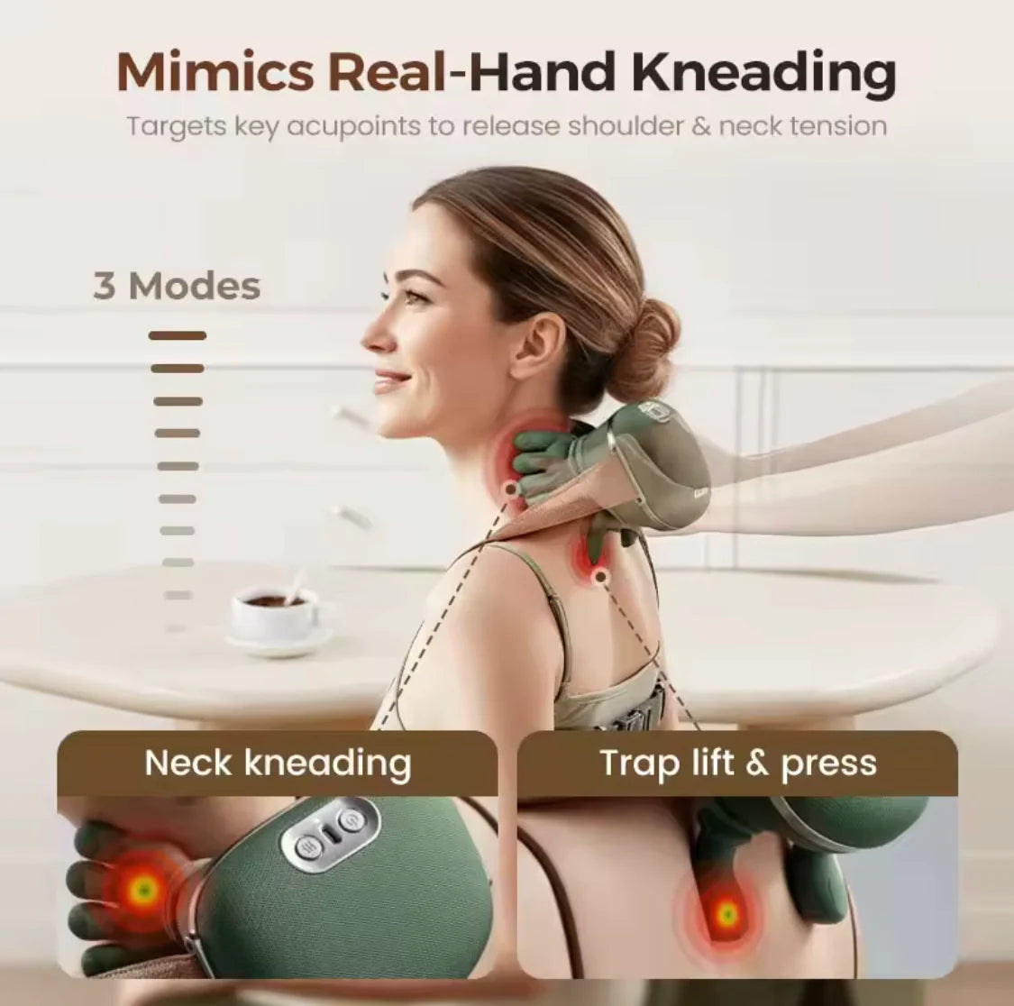 Electric Cervical Hand Finger Massager