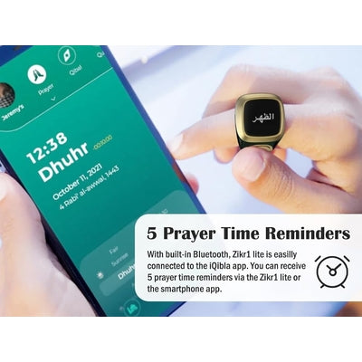 Smart Tasbih Zikr Ring, Muslim Islamic Prayer Smart Rings