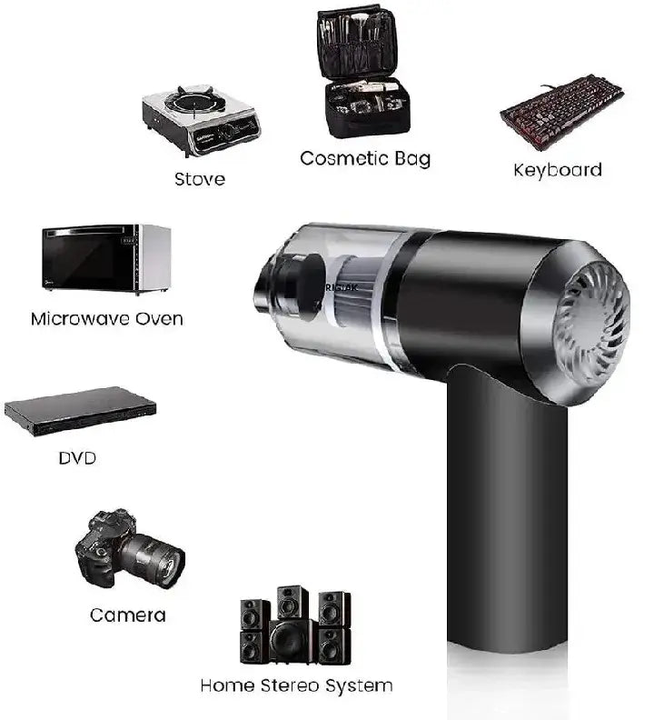 3-in-1 Rechargeable Vacuum Cleaner and Blower - Cleans up every corner of your Home and Car