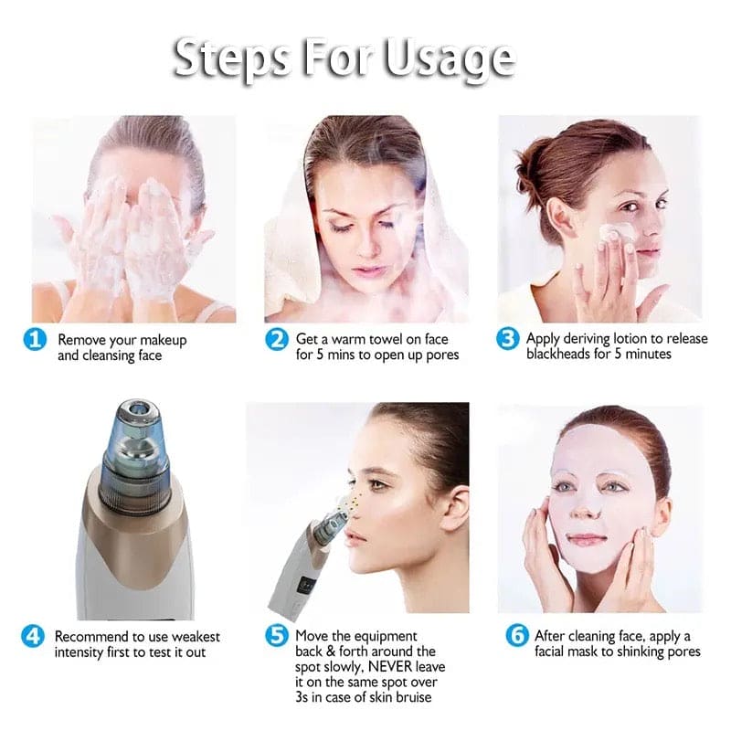 Facial Beauty - 5 in 1 Blackhead Remover Machine