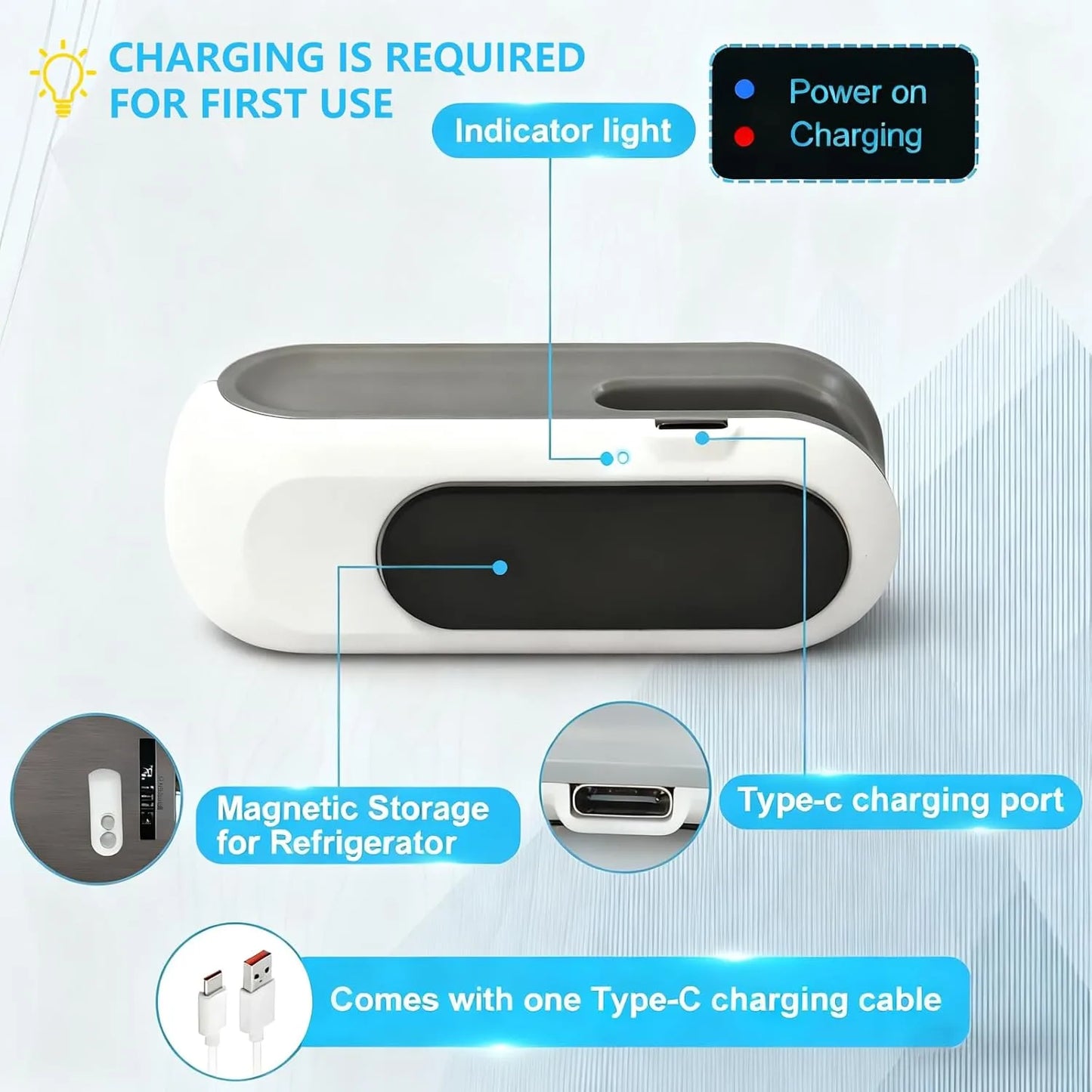 Rechargeable Mini portable Sealing Machine for Food, Snacks, Chips & Plastic Bags Mini Seal Machine Sealer Packaging Tool Portable
