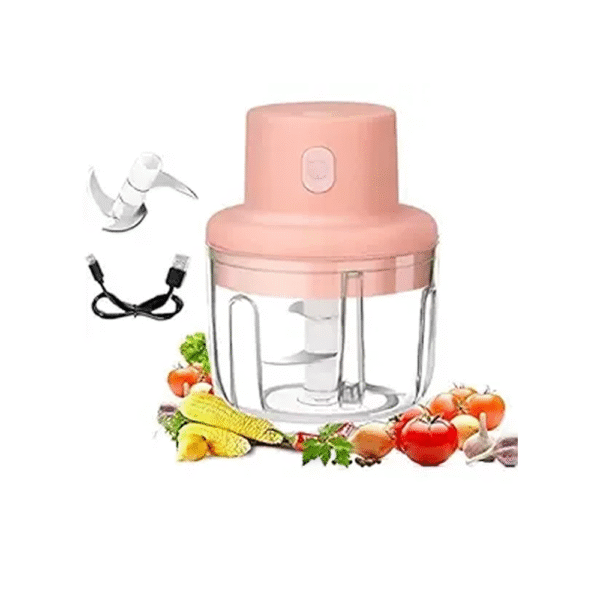 Wireless Electric Garlic Press & Mini Meat Grinder