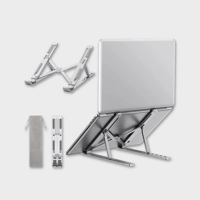 Adjustable Laptop Stand – Sturdy Iron Foldable Laptop Holder
