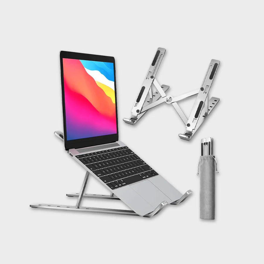 Adjustable Laptop Stand – Sturdy Iron Foldable Laptop Holder