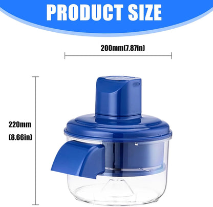 Automatic Electric Fruit Peeler Machine One-Touch Grape, Plum, Tomato & Garlic Peeling Device with Storage Bowl