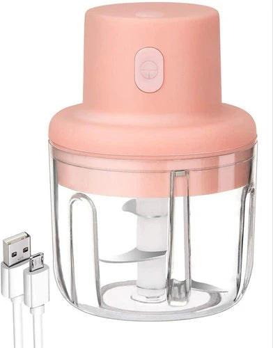 Wireless Electric Garlic Press & Mini Meat Grinder