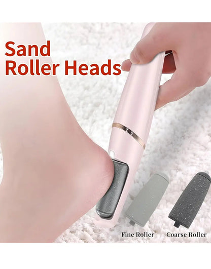 Rechargeable Electric Foot File Callus Remover for Wet & Dry Pedicure