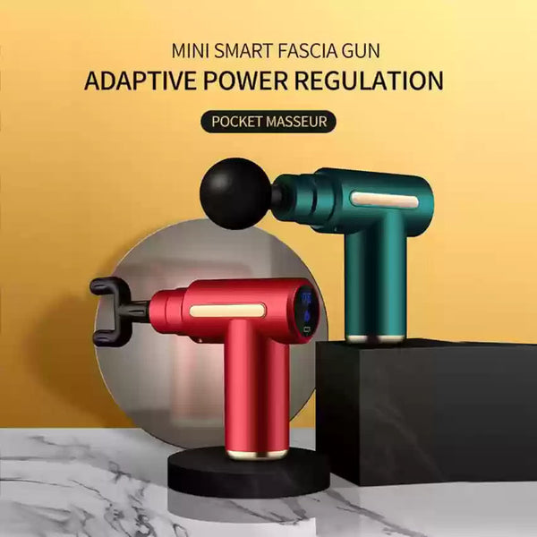 Portable Deep Tissue Massage Gun with Rechargeable Battery, 20W Motor Power