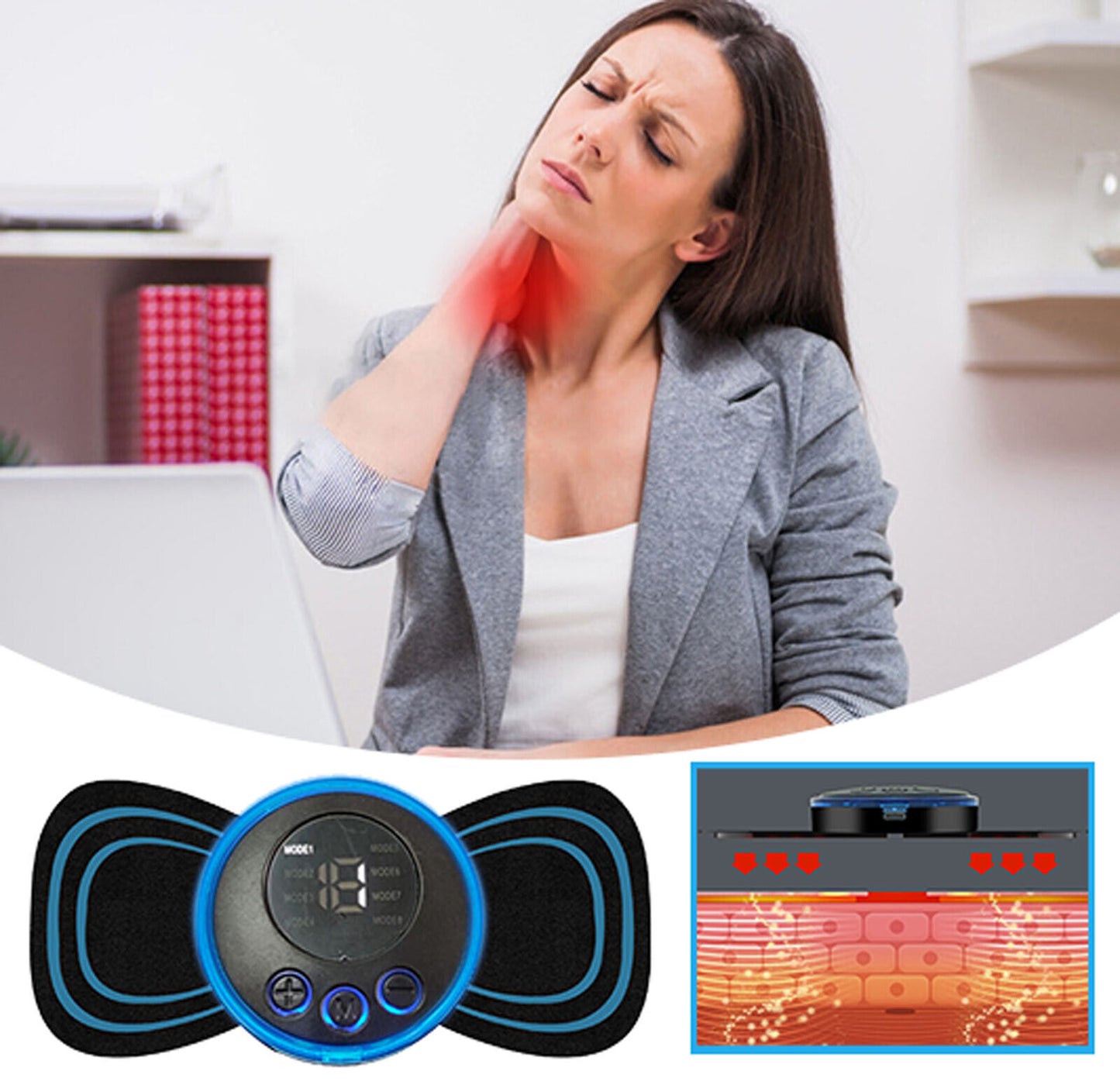 EMS Butterfly Mini Body Massager
